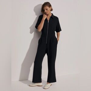 Varley Corrine Black Jumpsuit Small